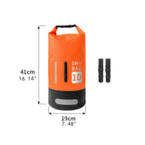 Maxbell Waterproof Dry Bag Outdoor Sack Waterproof Sack for Kayaking Camping Surfing 10L Orange