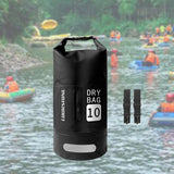 Maxbell Waterproof Dry Bag Outdoor Sack Waterproof Sack for Kayaking Camping Surfing 10L Black