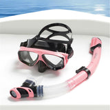 Maxbell Snorkel Set Snorkel Swim Goggles Diving Mask Swim Mask for Freediving Diving