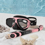 Maxbell Snorkel Set Snorkel Swim Goggles Diving Mask Swim Mask for Freediving Diving