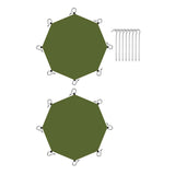 Maxbell Octagonal Tent Footprint Floor Mat for Picnic Backpacking Trips Camping Gear No Ground Nails