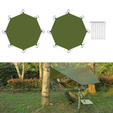 Maxbell Octagonal Tent Footprint Floor Mat for Picnic Backpacking Trips Camping Gear No Ground Nails