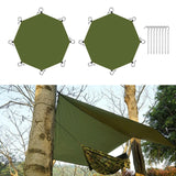 Maxbell Octagonal Tent Footprint Floor Mat for Picnic Backpacking Trips Camping Gear No Ground Nails