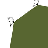 Maxbell Octagonal Tent Footprint Floor Mat for Picnic Backpacking Trips Camping Gear No Ground Nails