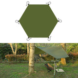 Maxbell Hexagonal Tent Footprint Camping Tarp for Camping Gear Fishing Survival Gear No Tent Stakes