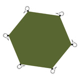 Maxbell Hexagonal Tent Footprint Camping Tarp for Camping Gear Fishing Survival Gear No Tent Stakes