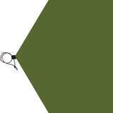 Maxbell Hexagonal Tent Footprint Camping Tarp for Camping Gear Fishing Survival Gear with 6 Tent Stakes