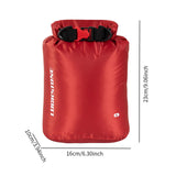 Maxbell Waterproof Dry Bag Practical Pack Kayak Float Bag for Beach Rafting 3L Red