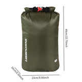 Maxbell Waterproof Dry Bag Practical Pack Kayak Float Bag for Beach Rafting 12 L Green