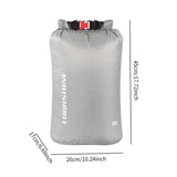 Maxbell Waterproof Dry Bag Practical Pack Kayak Float Bag for Beach Rafting 20 L Gray