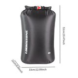 Maxbell Waterproof Dry Bag Practical Pack Kayak Float Bag for Beach Rafting 35 L Black