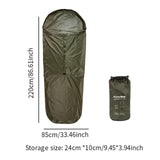 Maxbell Sleeping Bag Cover Portable Adults Bivy Sack for Hiking Climbing Accessories Green