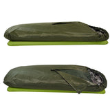 Maxbell Sleeping Bag Cover Portable Adults Bivy Sack for Hiking Climbing Accessories Green