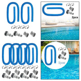 Maxbell Swimming Pool Filter Hose Compact 1.25" Diameter Indoor Outdoor Garden Patio 2set
