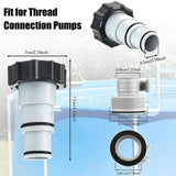 Maxbell Swimming Pool Filter Hose Compact 1.25" Diameter Indoor Outdoor Garden Patio 2set