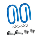 Maxbell Swimming Pool Filter Hose Compact 1.25" Diameter Indoor Outdoor Garden Patio 2set