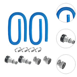 Maxbell Swimming Pool Filter Hose Compact 1.25" Diameter Indoor Outdoor Garden Patio 2set