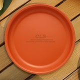 Maxbell Camping Dish Stainless Steel Lightweight Dinner Dish for Hiking Travel Beach Orange