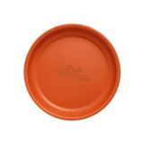 Maxbell Camping Dish Stainless Steel Lightweight Dinner Dish for Hiking Travel Beach Orange