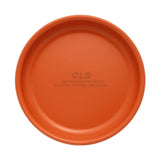 Maxbell Camping Dish Stainless Steel Lightweight Dinner Dish for Hiking Travel Beach Orange