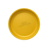 Maxbell Camping Dish Stainless Steel Lightweight Dinner Dish for Hiking Travel Beach Yellow