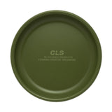 Maxbell Camping Dish Stainless Steel Lightweight Dinner Dish for Hiking Travel Beach Green