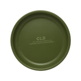 Maxbell Camping Dish Stainless Steel Lightweight Dinner Dish for Hiking Travel Beach Green