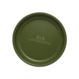 Maxbell Camping Dish Stainless Steel Lightweight Dinner Dish for Hiking Travel Beach Green