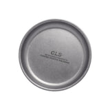 Maxbell Camping Dish Stainless Steel Lightweight Dinner Dish for Hiking Travel Beach Silver