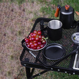 Maxbell Folding Grill Table Compact Folding Picnic Table for Camping Backyard Hiking L