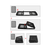 Maxbell Folding Grill Table Compact Folding Picnic Table for Camping Backyard Hiking L