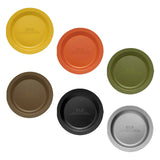 Maxbell Camping Plate Easy to Clean Utensils Dinner Plate for Kitchen Fishing Indoor Yellow