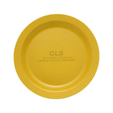 Maxbell Camping Plate Easy to Clean Utensils Dinner Plate for Kitchen Fishing Indoor Yellow