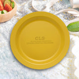 Maxbell Camping Plate Easy to Clean Utensils Dinner Plate for Kitchen Fishing Indoor Yellow