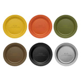 Maxbell Camping Plate Easy to Clean Utensils Dinner Plate for Kitchen Fishing Indoor Yellow