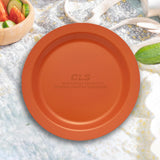 Maxbell Camping Plate Easy to Clean Utensils Dinner Plate for Kitchen Fishing Indoor Orange