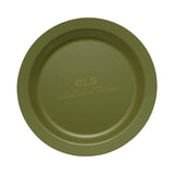 Maxbell Camping Plate Easy to Clean Utensils Dinner Plate for Kitchen Fishing Indoor Green
