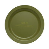 Maxbell Camping Plate Easy to Clean Utensils Dinner Plate for Kitchen Fishing Indoor Green