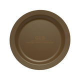 Maxbell Camping Plate Easy to Clean Utensils Dinner Plate for Kitchen Fishing Indoor Brown