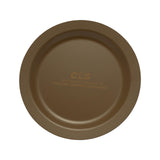 Maxbell Camping Plate Easy to Clean Utensils Dinner Plate for Kitchen Fishing Indoor Brown