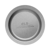 Maxbell Camping Plate Easy to Clean Utensils Dinner Plate for Kitchen Fishing Indoor Silver