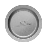 Maxbell Camping Plate Easy to Clean Utensils Dinner Plate for Kitchen Fishing Indoor Silver