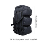 Maxbell Hiking Backpack 90L Men Large Camping Backpack for Trips Backpacking Outdoor Black