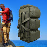 Maxbell Hiking Backpack 90L Men Large Camping Backpack for Trips Backpacking Outdoor Green