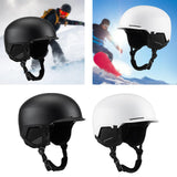Maxbell Ski Helmet Adults Men Women Snow Helmet for Skateboarding Cycling Skateboard Black