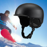 Maxbell Ski Helmet Adults Men Women Snow Helmet for Skateboarding Cycling Skateboard Black