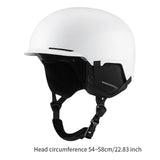 Maxbell Ski Helmet Adults Men Women Snow Helmet for Skateboarding Cycling Skateboard White