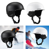Maxbell Ski Helmet Portable Snowboard Helmet for Skateboarding Outdoor Winter Sports Black