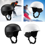 Maxbell Ski Helmet Portable Snowboard Helmet for Skateboarding Outdoor Winter Sports Black