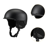 Maxbell Ski Helmet Portable Snowboard Helmet for Skateboarding Outdoor Winter Sports Black